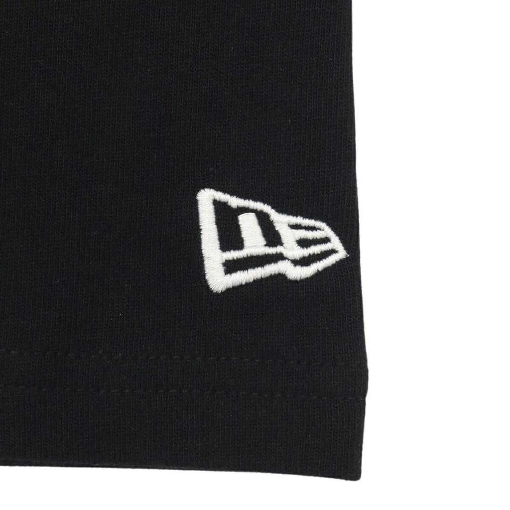 New Era Kids' Short Sleeve T-Shirt, Cotton, TAGGING LOGO, Black, Size 160 YTH SS CT TEE TAGGING LOGO BLK, 14414385, NER36K2538