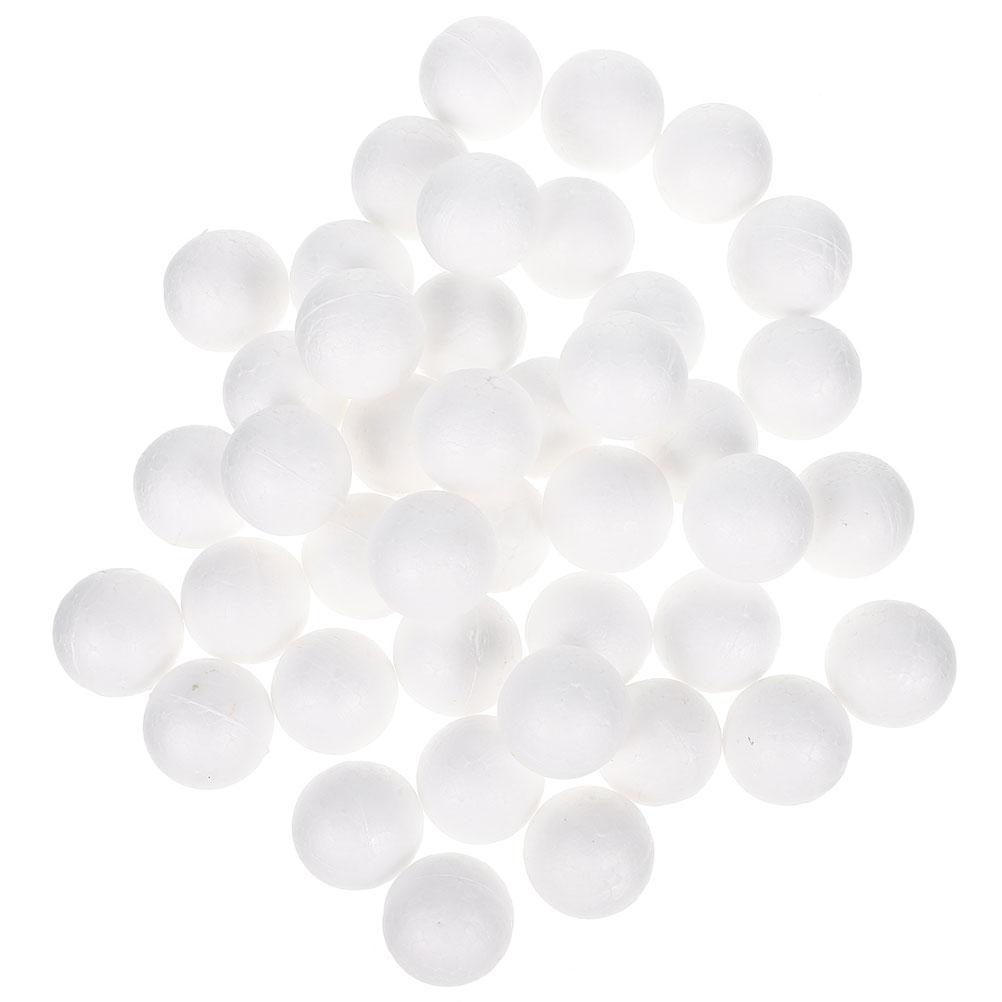 500pcs Foam Craft Balls White Polystyrene Shapes For Diy Wedding Christmas Party Decorations Ornament Making Supplies