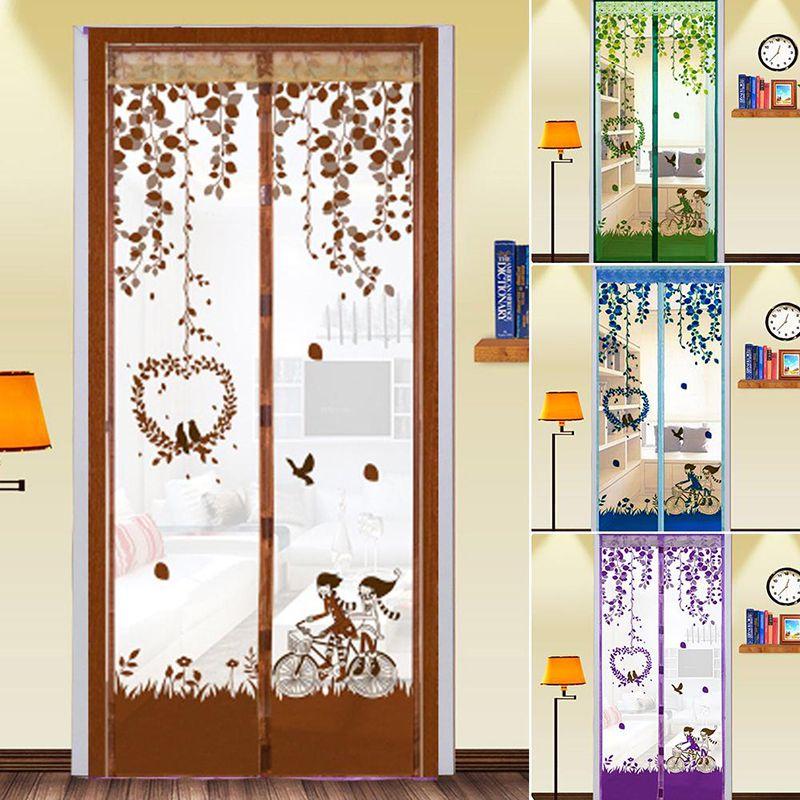 Net Mosquito Door Mesh Screen Bug Fly Pet Patio Hands Free Magnetic Closer Magic