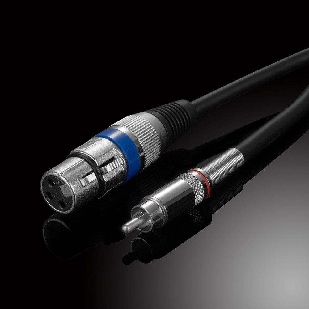 XLR kabel Převodní kabel XLR (ženský) do RCA (mužský) Canon XLR na Canon konverzní kabel RCA konverzní kabel Mikrofonní kabel Audio kabel (2m)