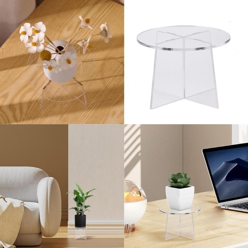 Acrylic Plant Shelf for Plant Mount Stand Indoor Unique Planter Holder