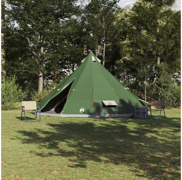 Vidaxl 12-person Green Waterproof Camping Tent