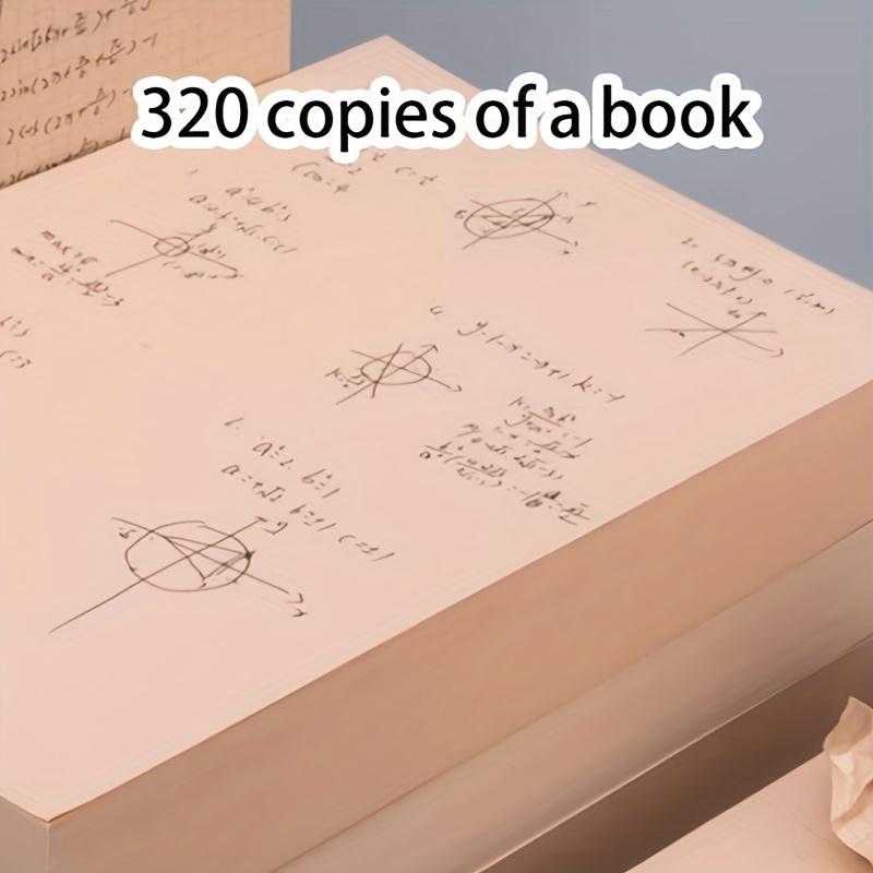 320pcs Durable Blank Paper Multipurpose Paper for Drawing Calculations Notes and Messages for Office Study Institutional Use