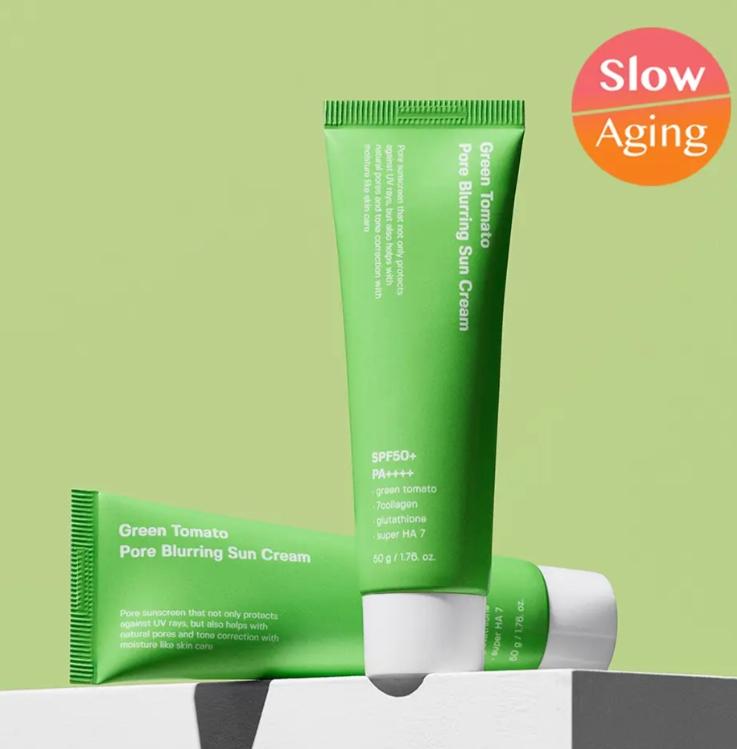 SUNGBOON EDITOR Green Tomato Pore Blurring Sun Cream SPF50+ PA++++ 50g