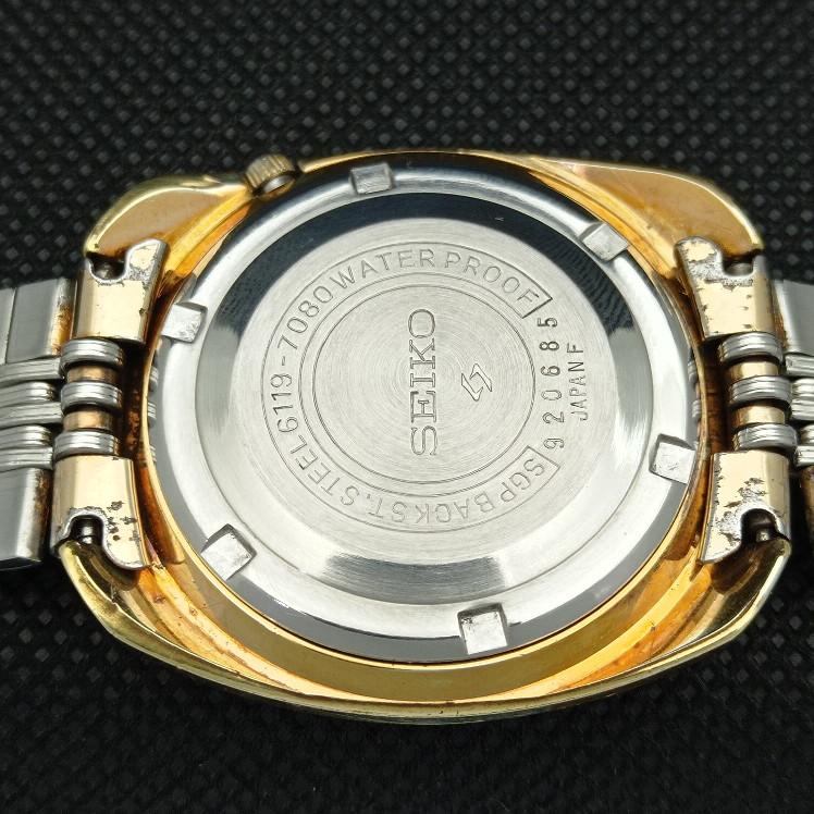 RELOJ VINTAGE USADO SEIKO 5 AUTOMÁTICO 6119B JAPÓN PARA HOMBRE ESFERA ORIGINAL a415324-2 SKU621c-a415324