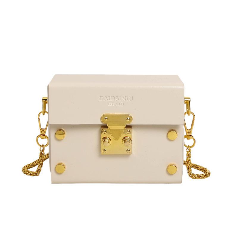 Mini PU Shoulder Bag for Women Crossbody Bag Korean Fashion Chain New