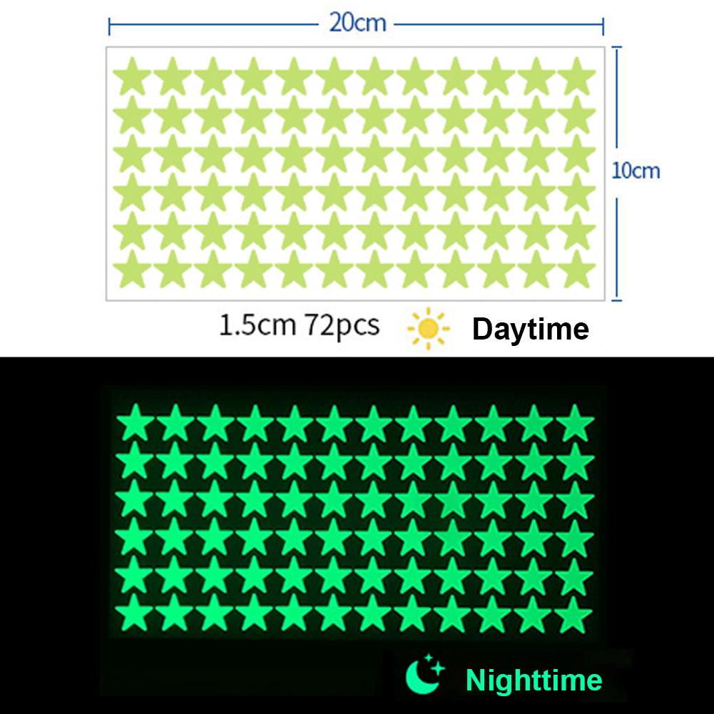

Glow In The Dark Stars Wall Stickers Reusable Bedroom Ceiling Home Decor Luminous Wall Stickers For Kids Baby Rooms DIY Decor