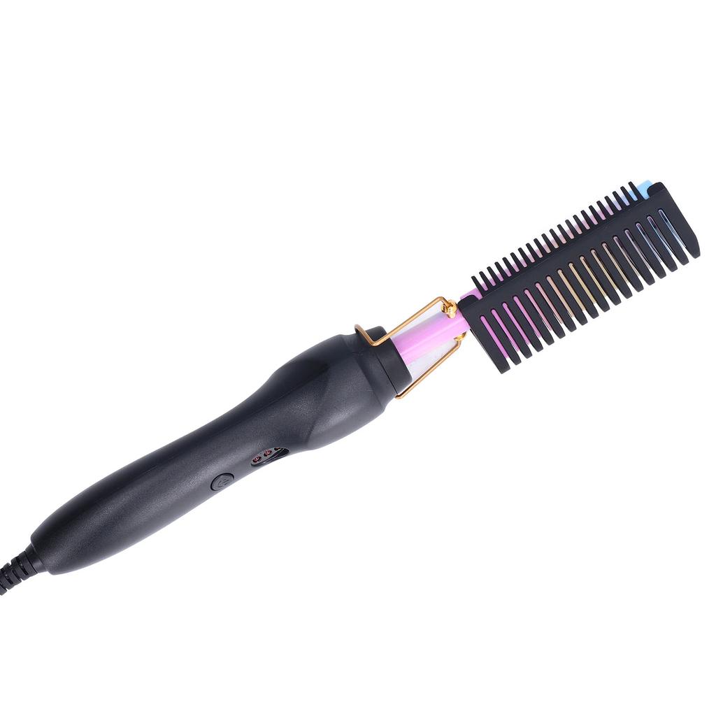 Hot Comb Uniform Heat Portable Lightweight Anti Scald Quick Heating Up Easy Adjustment Straightening Comb