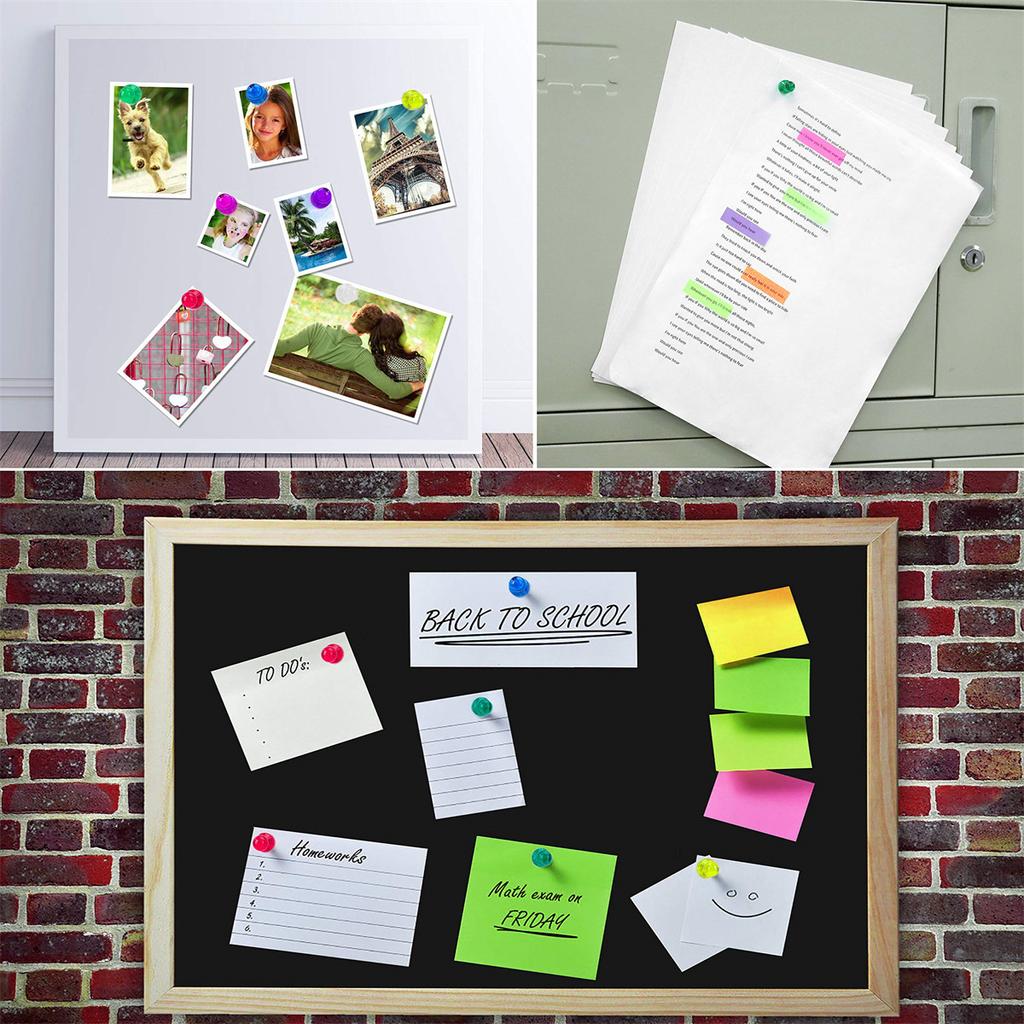 28 Stück farbige Kühlschrankmagnete, starke magnetische Reißzwecken mit Aufbewahrungsbox, Whiteboard-Magnete, Kartenmagnete, Büromagnete, Kalendermagnete