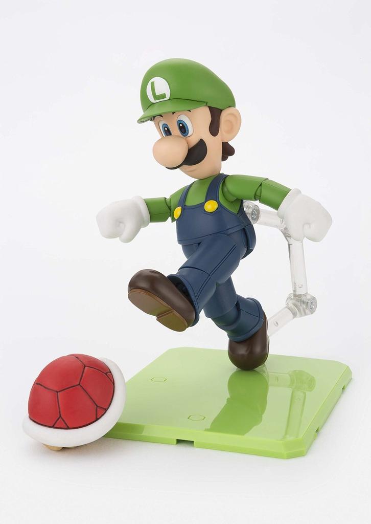 TAMASHII NATIONS Super Mario approximately ABS painted action figure S.H.Figuarts & Luigi, 110mm, & PVC,