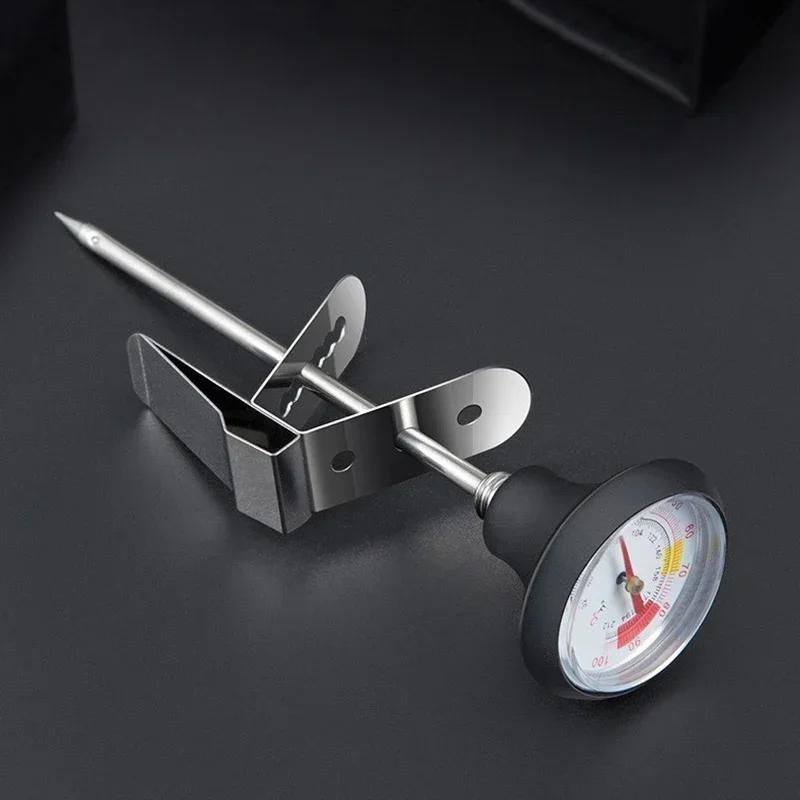 2025 Stainless Steel Coffee Thermometer - Digital Probe 0-100℃ , ±0.5℃ High Accuracy for Espresso/Milk Frothing/Homebrew