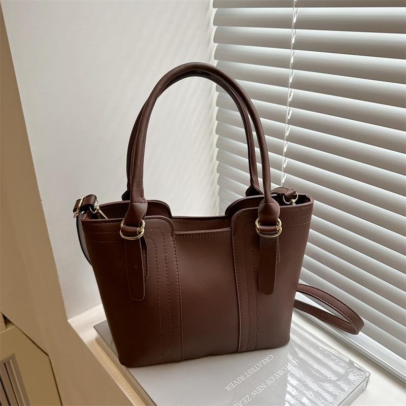 Tas Dames Nieuwe Zomer Crossbody Grote Capaciteit Emmer Tas Veelzijdig Mode High End Handtas black