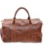 Große Büffelleder 20 Zoll Gepäck Reisetasche Weekender Reise Übernachtung Handgepäck Sportstudio Reise-Duffel für Männer