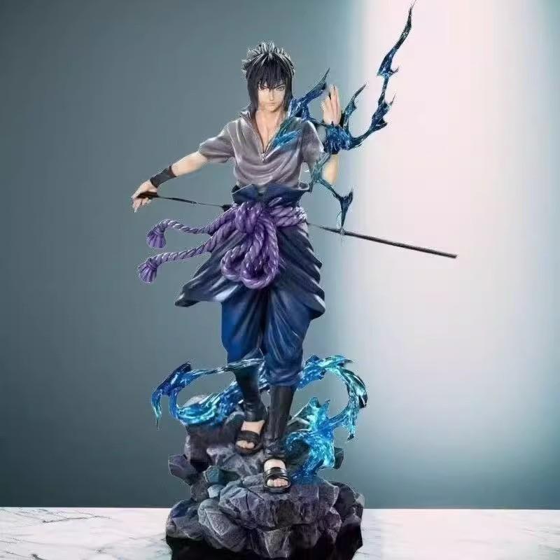 22cm Naruto Anime Figurka Uzumaki Naruto Uchiha Sasuke Akční Model PVC Soška Stolní Ozdoba Sběratelské Hračky Dárek