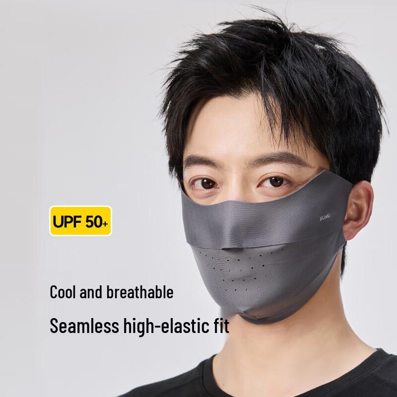 JIUMU Men's Ice Silk Sun Protection Mask