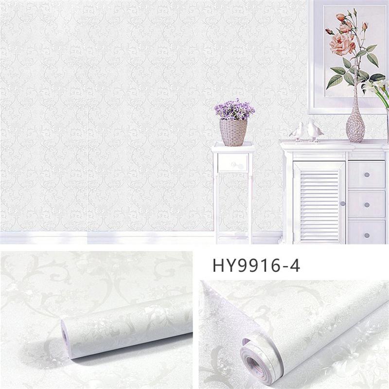 Solid Color Self-adhesive Simple Vintage Retro Printed Bedroom Living Room Decoration Waterproof Background Wall Paper