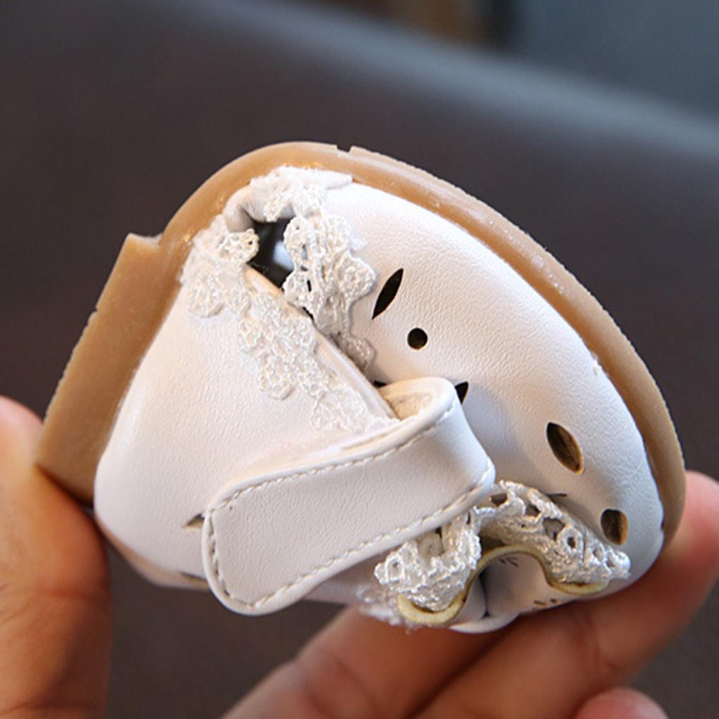 Kids Toddler Girls Sandals For Wedding Party Princess Hollow Out Soft Bottom Leather Shoes Children Flats Shoes With Flower