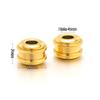 20Pcs Stainless Steel Gold Color Cylinder Bead Loose Spacer Beads for DIY Jewelry Beaded Necklace Supplies Bracelets Accessories