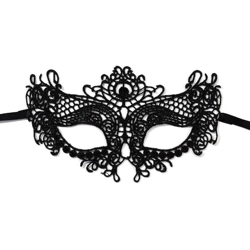 Lace Eye Mask Costume Female Half-face Dance Party Halloween Prop Princess Adult Mask Concealer Fox Mask