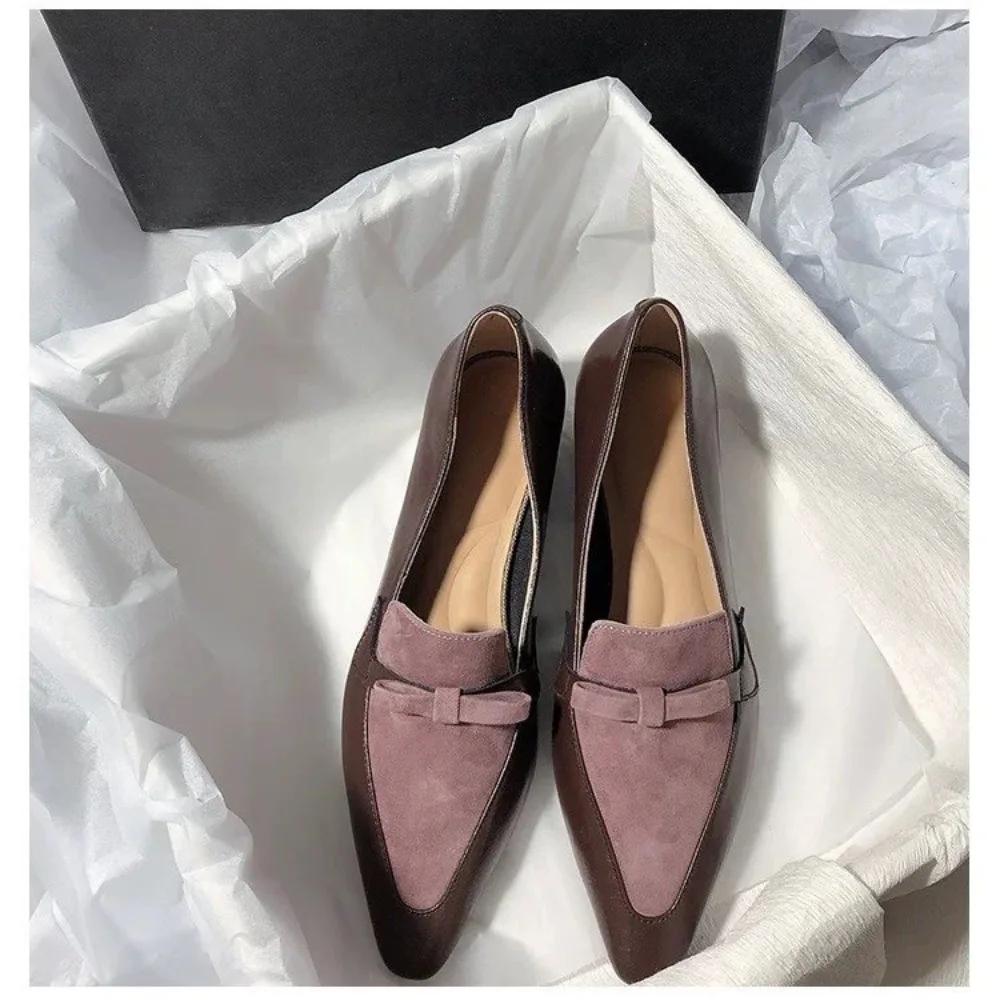 Frühling Herbst Neue Sexy Mode Farbblock High Heels Neue Elegante und Bequeme Bankett Dicke Ferse Damenschuhe