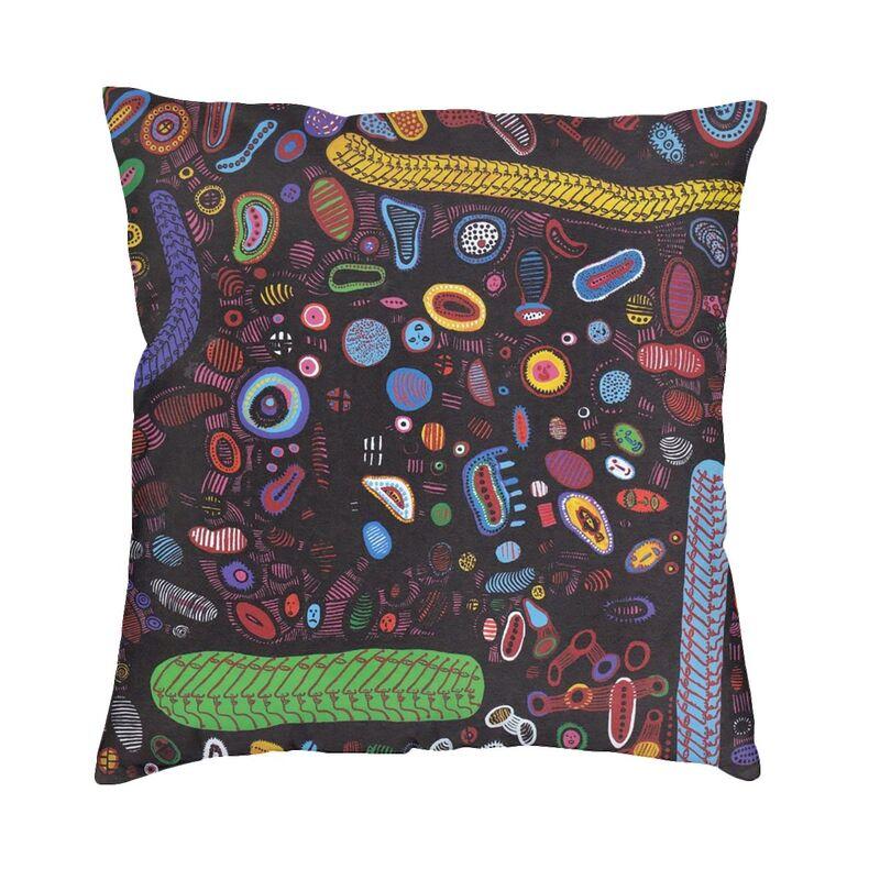 Yayoi Kusama Cushion Cover Two Side 3D Printing Polkadot Pinky Throw Pillow Case for Sofa Cool Pillowcase Home Decorative