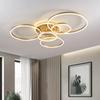 Nordic LED Round Ceiling Lamp - Modern Minimalist Ring Design for Living Room, Bedroom, or Study.