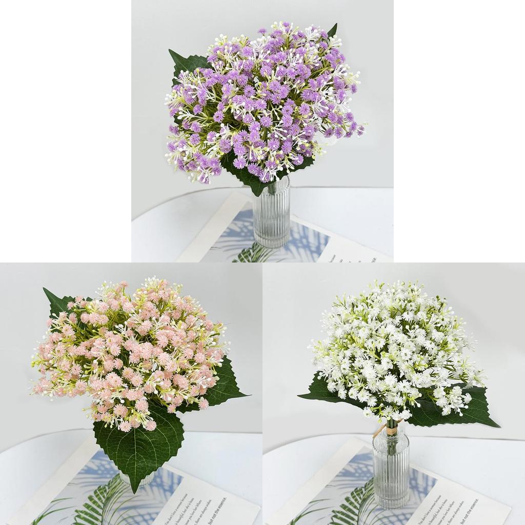 Konstgjord Gipsophila Paniculata Bröllopsdekoration Med Mjuk Gel-material För Hem- och Eventdekoration