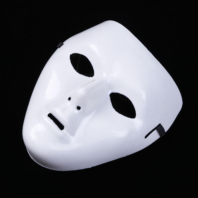 Halloween JabbaWockeeZ Weiße Maskerade Tanzmaske für Damen und Herren