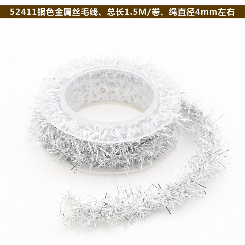 Christmas Decoration Metal Wire Color Strips DIY with Iron Wire Metal Wire Yarn Festival Supplies