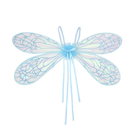 Fairy Wings Lett gradient Angel Alf Wing kostyme rekvisita kvinner Dragonfly Wing Dress-up tilbehør til cosplay dansefester