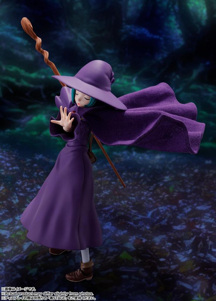 TAMASHII NATIONS Berserk około i figurka akcji z tkaniny S.H.Figuarts Schierke, 120mm, PVC, ABS, wstępnie pomalowana