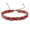 Pu Boho Chic Leather Woven Hand Bracelet Retro Womens Christmas Gift Jewelry