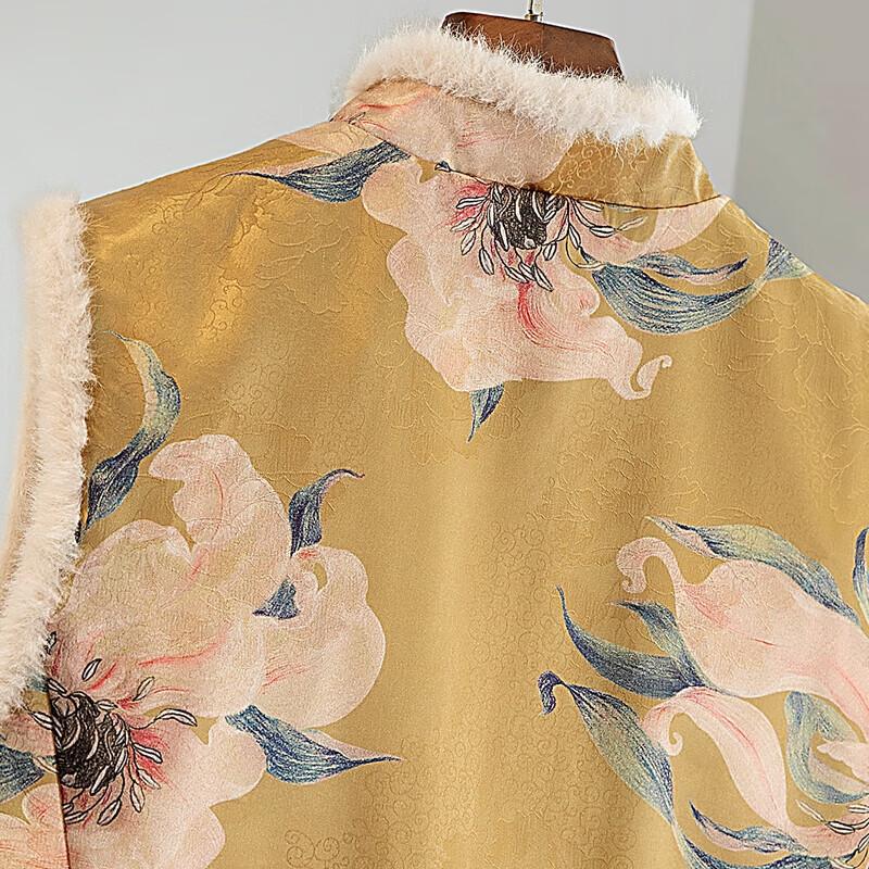 Sipaishe New Chinese Style Retro Button Vest