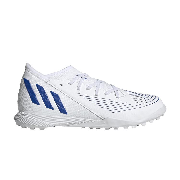 Adidas Zapatillas Predator Edge.3 TF J para niños en color blanco y azul de alta resolución GZ2896