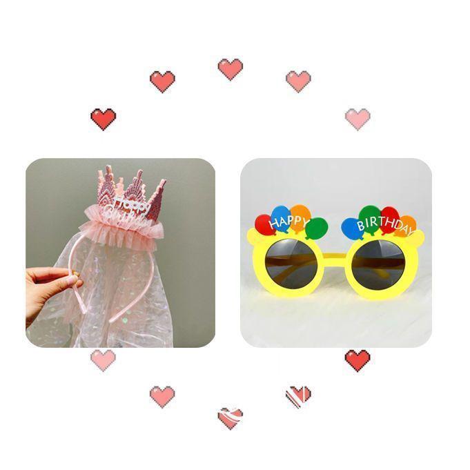 Kids' Princess Lace Crown Veil Party Hat - Fairy Birthday Photo Prop