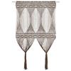 VidaXL Macrame Curtain Taupe 140x240 Cm Cotton