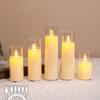 Flameless LED Candles with Remote Control Battery Operated Flickering Fake Pillar Candles Electric Warm Light for Wedding Holiday Home Decor