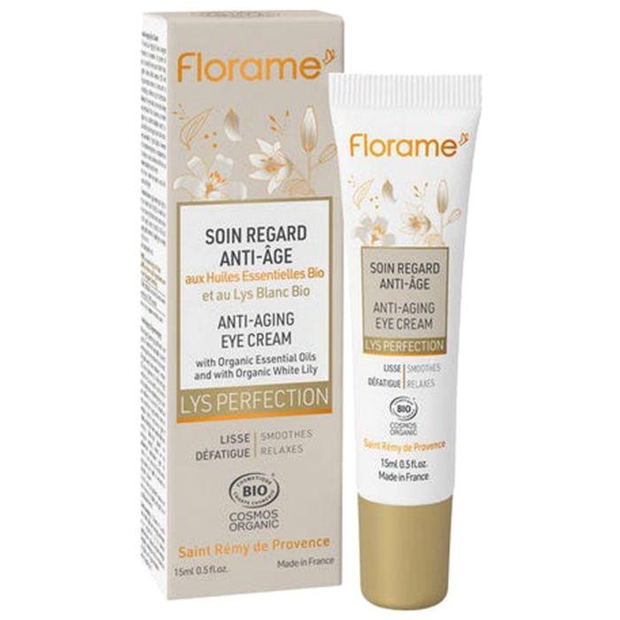 Florame Lys Perfection Soin Regard Contour Des Yeux Anti-Âge Bio 15 Ml