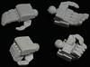 Idola Solid Square Scale Plastic Model IDOLA07 Hand, Finger, Small, 1/144 Parts, (Robot)