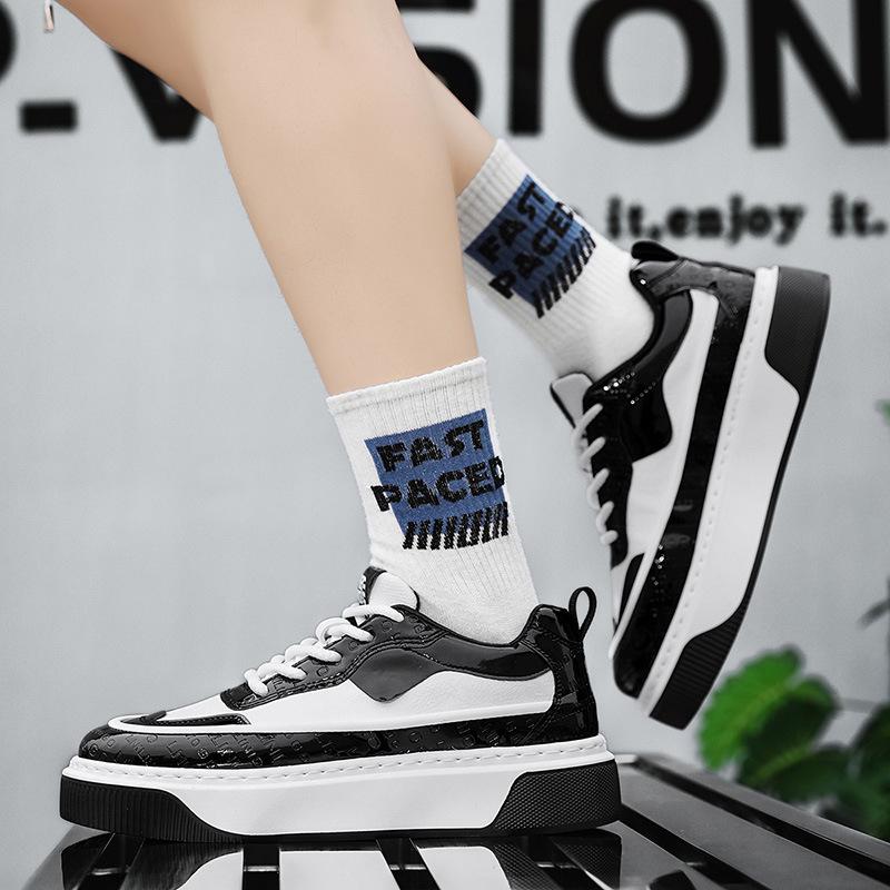 Men's shoes 2025 summer new retro classic heightening platform shoes youth handsome youth versatile casual shoes