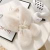 Women Winter Faux Rabbit Fur Scarf Warm Soft Neck Warmer Korean Style Collar Cozy Neck Shawl for Autumn Winter Fashion Accessory