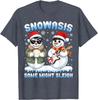 SNOWASIS Some Might Sleigh Xmas Snowman Rock Band Parody Trending TShirt High Quality Cotton Regular Short Sleeve Streetwear