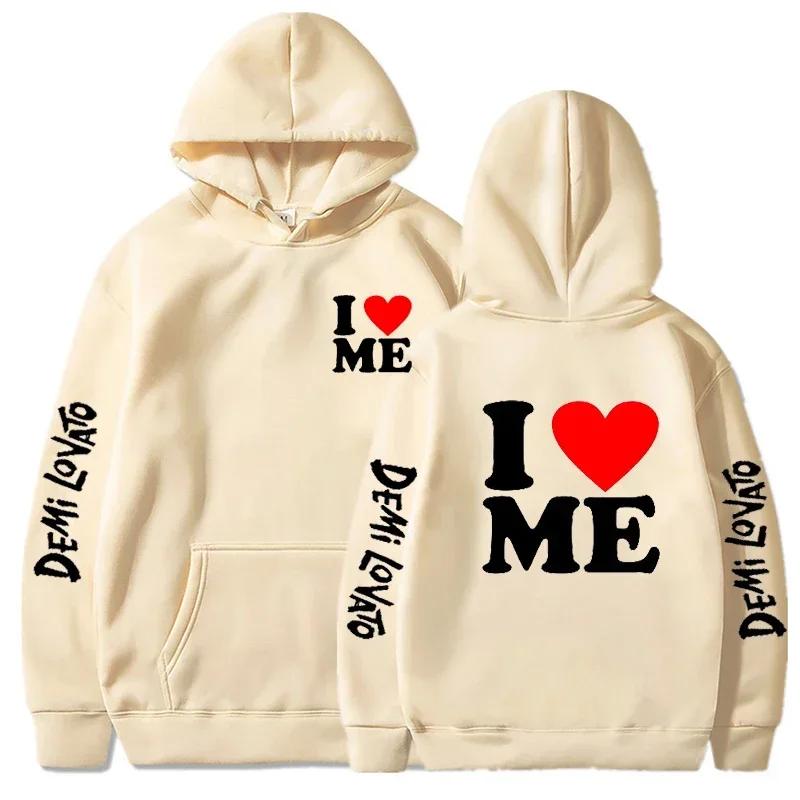 Demi Lovato Hoodies Men Fashion Letter Graphic Printed Sweatshirts Women Cool Harajuku Streetwear Hooded Pullover Jacket