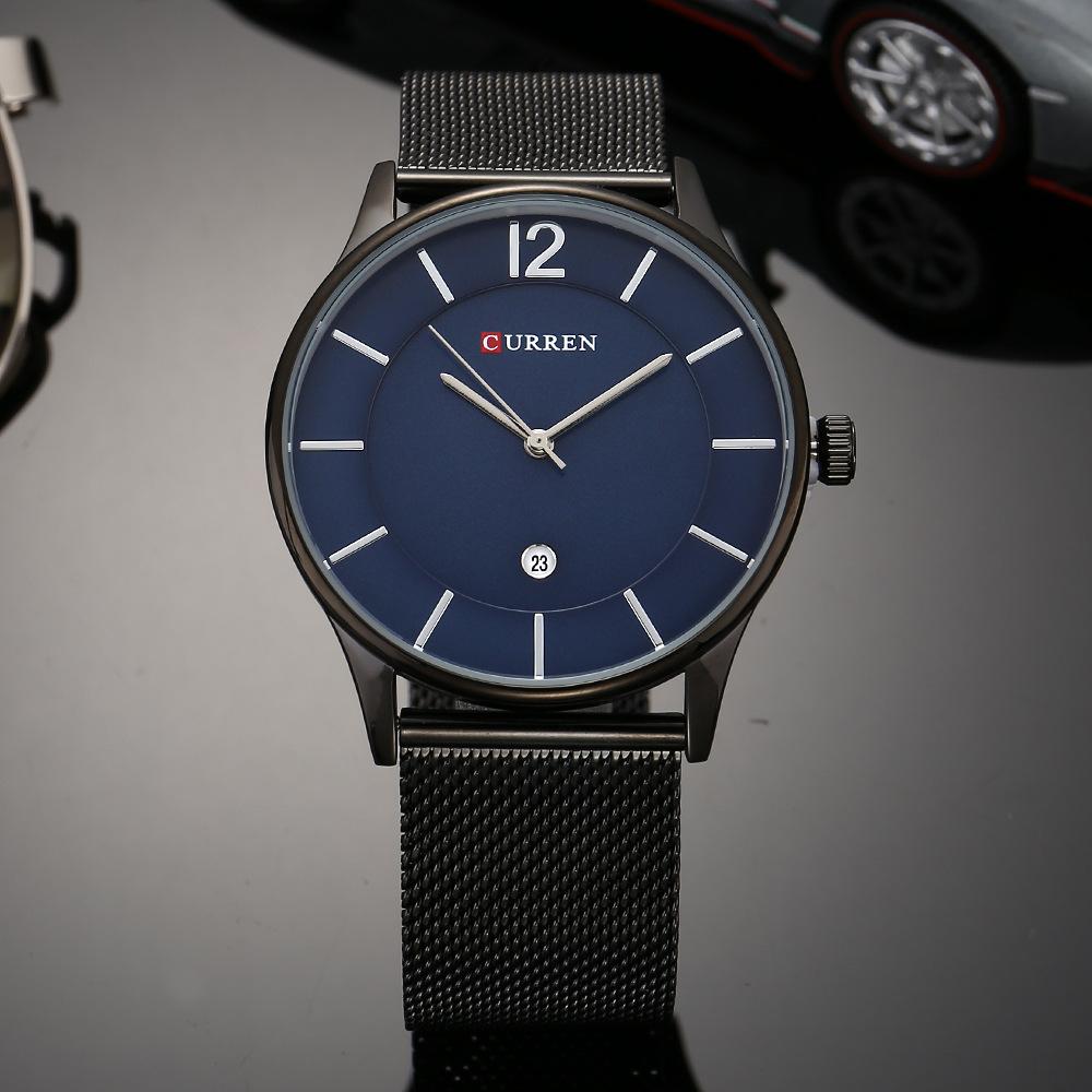 Buy Luxury Brand CURREN Simple Fashion Style Casual Military Quartz Men ...