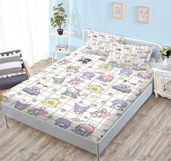 Kompleksowy Polerowany Materac, Nowy Rodzinny Uroczy Kreskówkowy Zestaw Trzyczęściowy Materac Dziecięcy