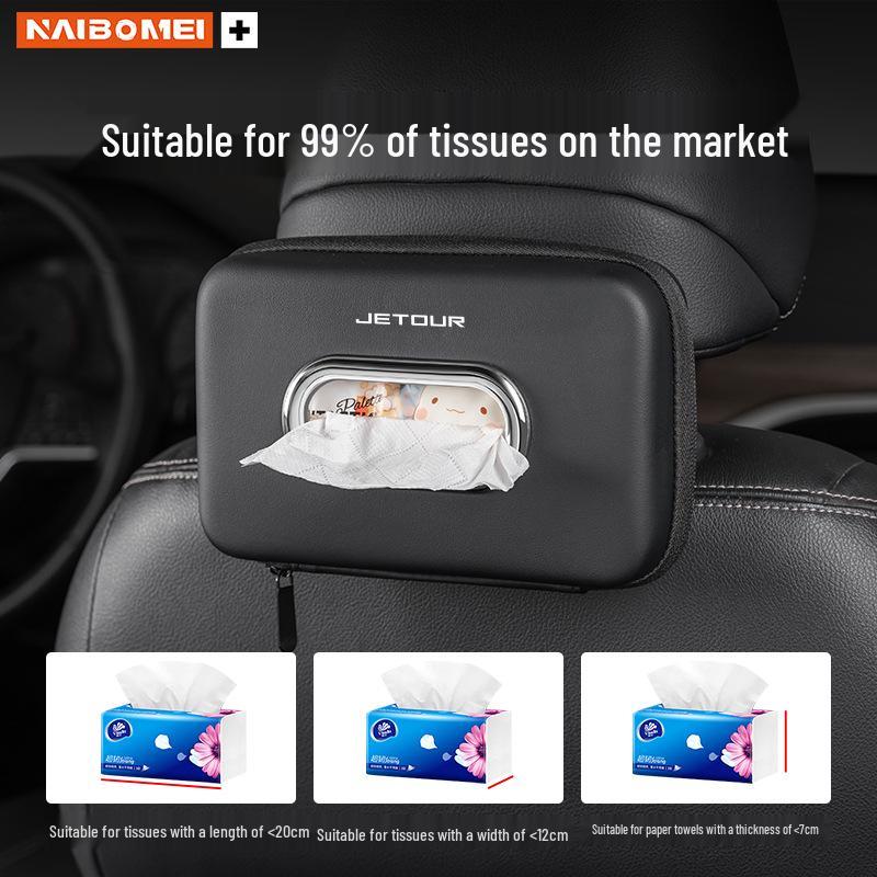 Jetour X70/X70M/X70S/X90/X95/X90PLUS Car Armrest Pull-Out Tissue Box