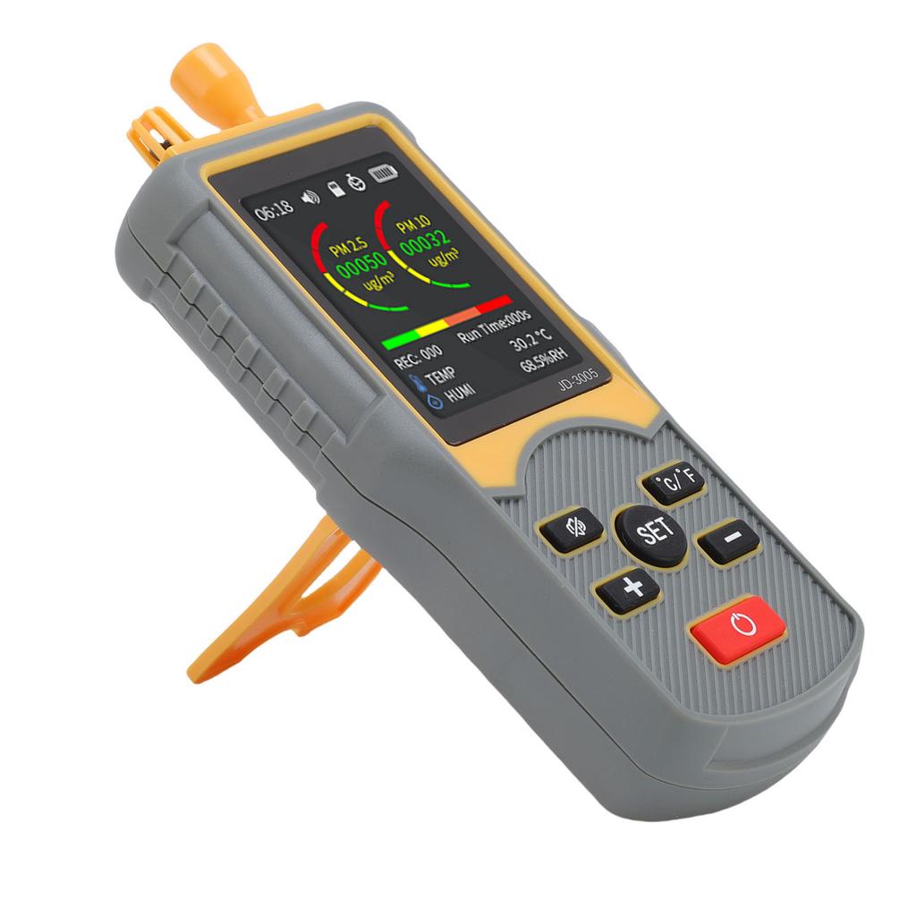 Dust Particle Counter 0.3um 2.5um 10um Counting PM2.5 PM10 Weighing Mode Handheld Air Quality Detector