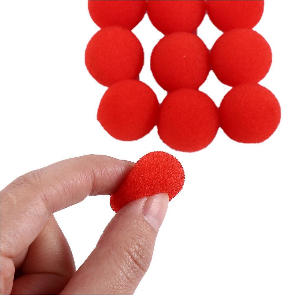 Sponge Toy Circular Close-Up Magic Illusion Comedy 2.5cm/3.5cm/4.5cm Magic Sponge Ball Finger Sponge Ball Red Magic Tricks