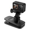 TELESIN  S2-JFM-01For Insta360 X4/DJI Osmo Action 4 Backpack Clip Clamp Quick Release Magnetic Mount Fixing Bracket