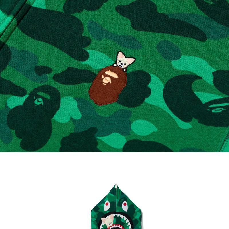 [PRE ORDER] STRAY KIDS × BAPE – FoxI.Ny SHARK FULL ZIP HOODIE (I.N Ver.)